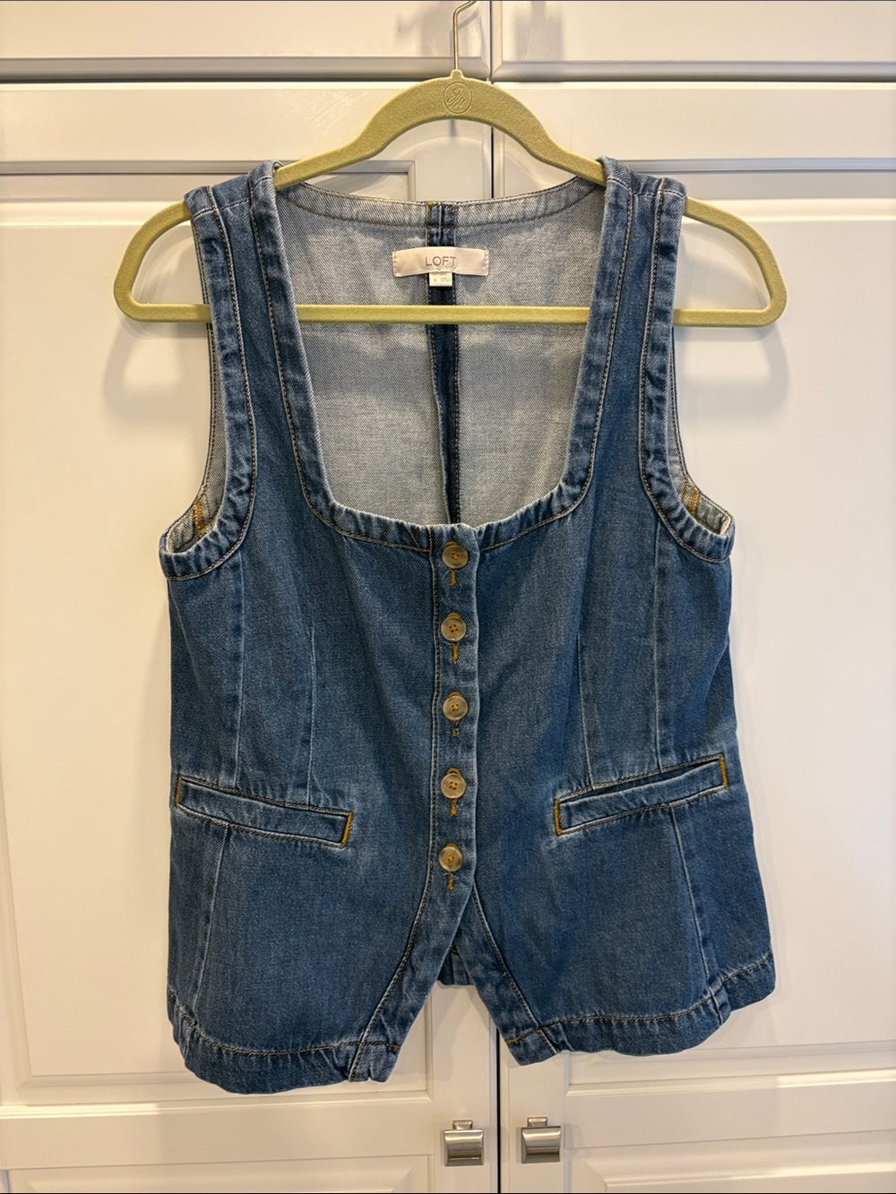 Loft misses size 6 Denim Vest